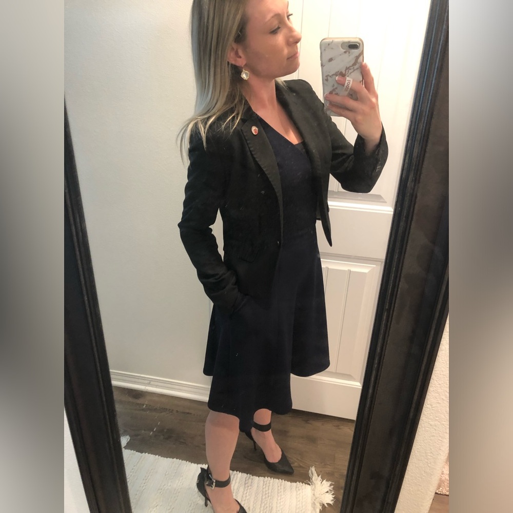 Ted Baker Navy Dress - Picture 11 of 11